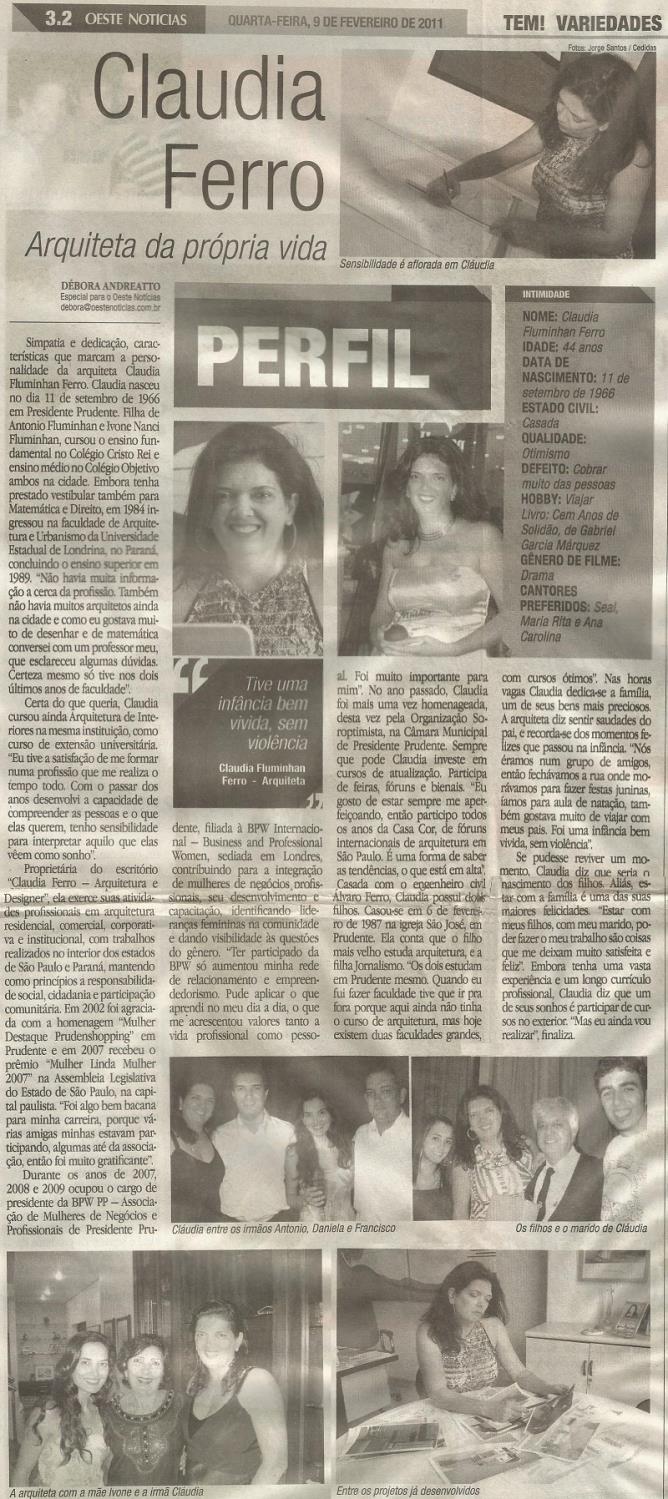 Claúdia Ferro Arquitetos Associados